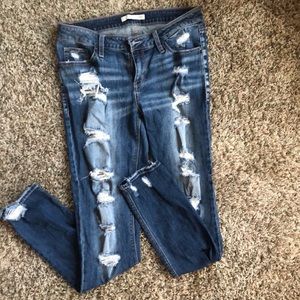 Daytrip shredded denim pants